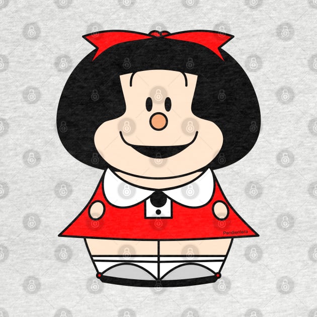 Kokeshi Mafalda by Pendientera